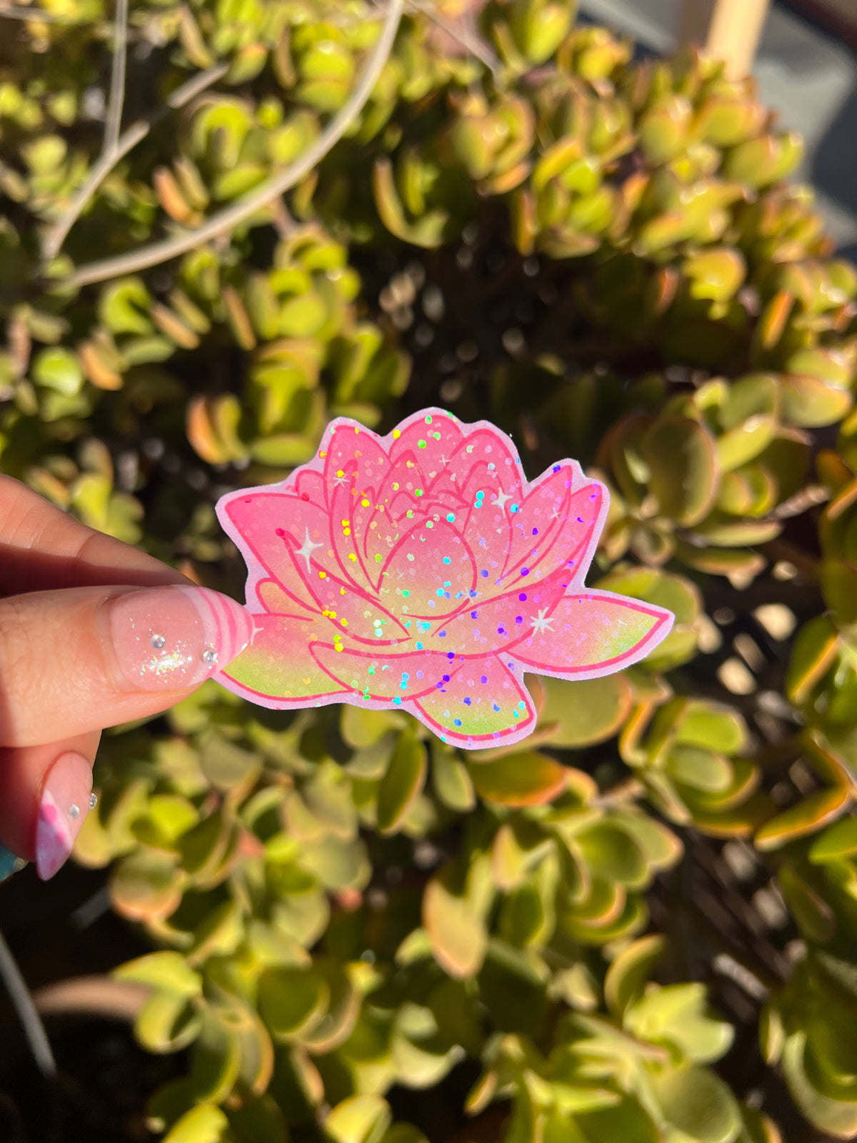 Sticker flor de loto